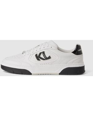 KL Jeans Kourtney Monogram Trainers - White