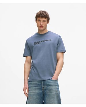 KL Jeans Logo T-Shirt - Blue
