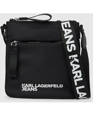 KL Jeans Sac À Bandoulière En Nylon, Homme, Taille - Noir