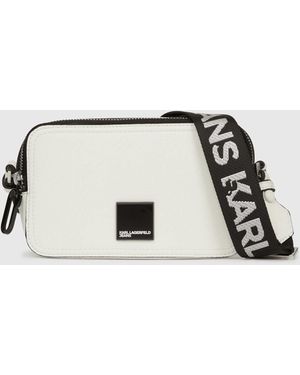 KL Jeans Box Logo Camera Bag - Natural