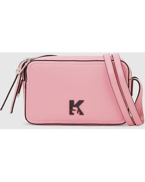 KL Jeans Twin Strap Camera Bag - Pink