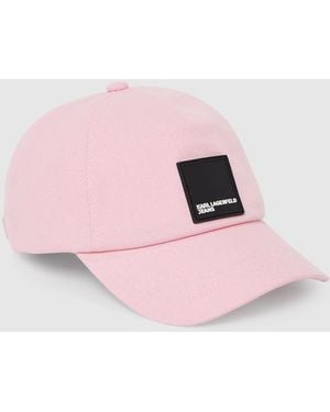 KL Jeans Logo Patch Cap - Pink