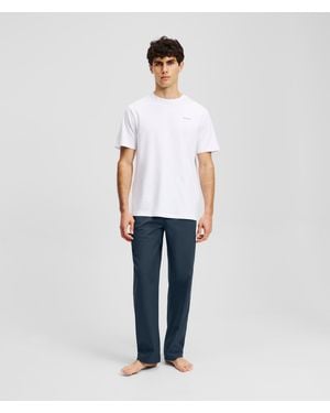 Karl Lagerfeld , Man, Multicoloured, Size: L - Weiß