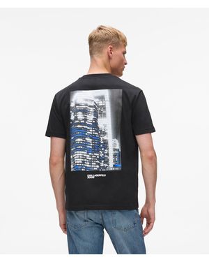 KL Jeans Cityscape T-Shirt - Blue