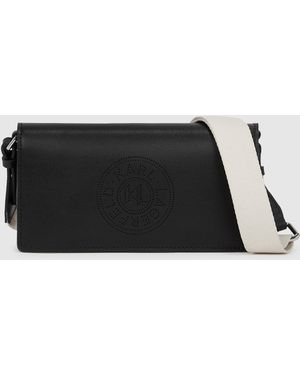 KARL LAGERFELD K/Circle Mini Crossbody Bag - Black