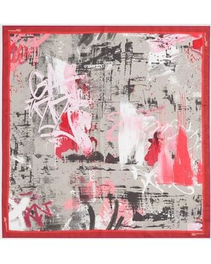 KL Jeans Graffiti Print Bandana Scarf, Multicoloured
