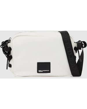 KL Jeans Nylon Lace-Up Camera Bag - White