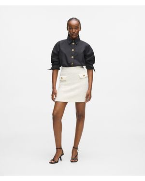 Karl Lagerfeld Jupe En Maille Bouclée, Femme, Taille - Multicolore