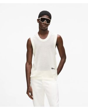 KL Jeans Knit Tank Top - Natural