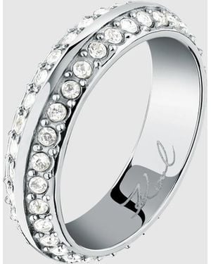 KARL LAGERFELD Crystal Ring - White