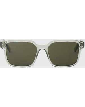 KARL LAGERFELD Logo Rectangle Sunglasses - Green