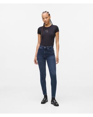 KL Jeans High-Rise Skinny Jeans - Blue