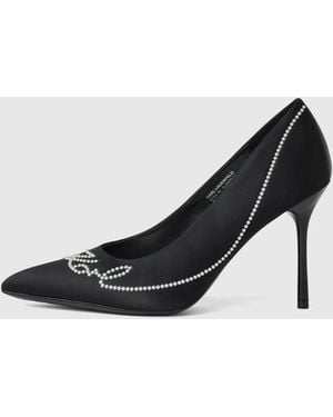 KARL LAGERFELD Sarabande Heels Mit Kunstperlenbesatz, Damen, Größe - Schwarz