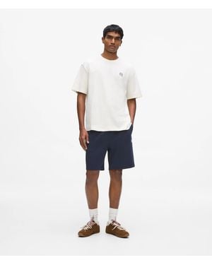 KARL LAGERFELD Ikon Jersey Shorts - White