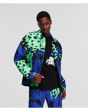 KL Jeans Klj X Crapule2000 Denim Jacket - Green