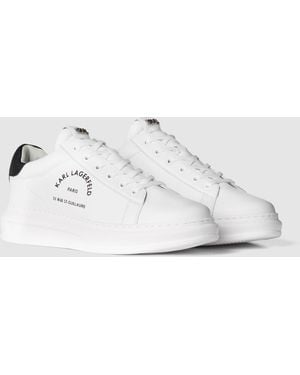 Karl Lagerfeld Rue St-Guillaume Logo Kapri Sneaker, Mann, Größe - Weiß