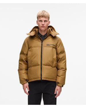 KL Jeans Puffer Jacket - Brown