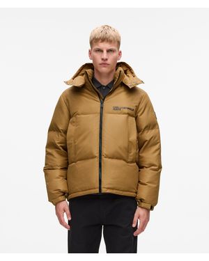 KL Jeans Puffer Jacket - Brown