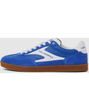 KL Jeans Kandidate Lace Mix Trainers - Blue