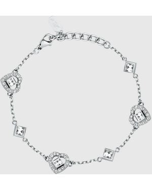 KARL LAGERFELD Silberarmband Mit Herz, Damen, Größe - Weiß
