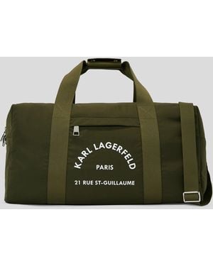 Karl Lagerfeld Rue St-Guillaume Nylon Weekender Bag - Green