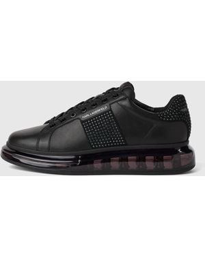 KARL LAGERFELD Kapri Kushion Rhinestone Trainers - Black