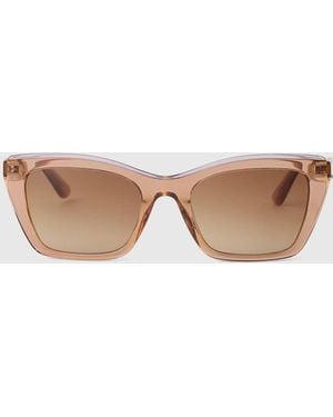 KARL LAGERFELD Autograph Square Sunglasses - Pink