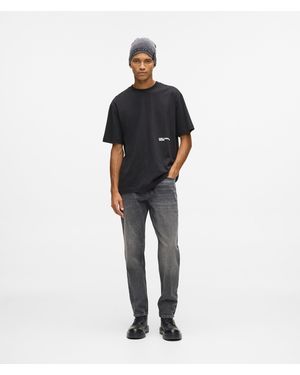 KL Jeans Vintage Wash Tapered Jeans - Multicolour