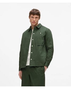 KL Jeans Lightly Padded Shirt Jacket - Green
