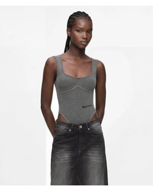 KL Jeans Washed Bodysuit - Multicolour