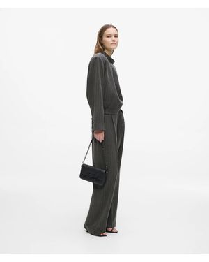 KARL LAGERFELD Pinstripe Straight-Leg Trousers - White