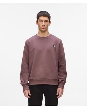 KARL LAGERFELD Ikon Sweatshirt - Purple