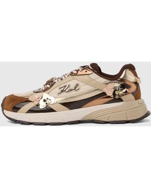 KARL LAGERFELD Orion Sneakers Mit Blütenbesatz, Damen, Größe - Natur