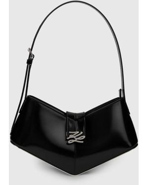 KARL LAGERFELD K/Studio Autograph Shoulder Bag - White