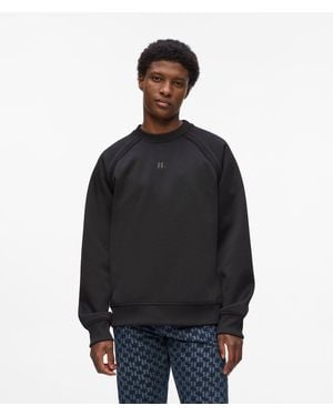 Karl Lagerfeld Pique Sweatshirt - Black