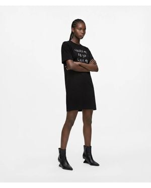 KL Jeans Klj X Pietro Terzini T-Shirt Dress - Black