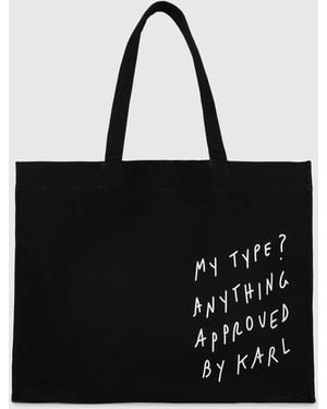 KL Jeans Klj X Pietro Terzini Elongated Shopper - Black
