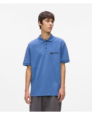 KL Jeans Logo Polo Shirt - Blue