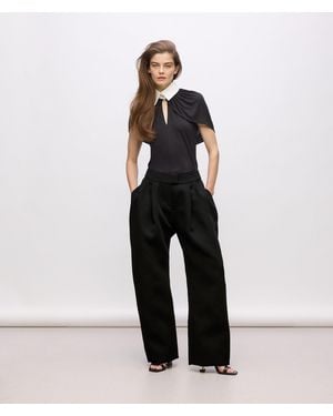 KARL LAGERFELD Kl Studio Voluminous Trousers - Black