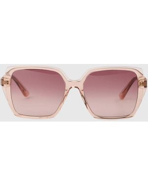 KARL LAGERFELD Autograph Square Sunglasses - Pink