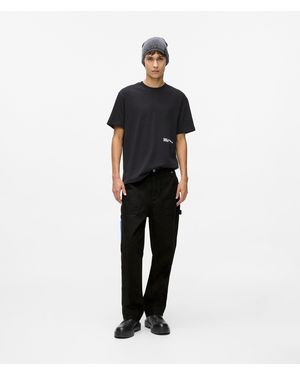 KL Jeans Denim Pocket Carpenter Trousers, Multicoloured - Black