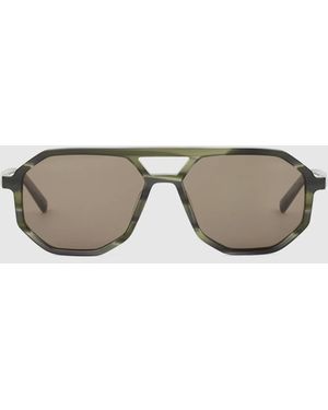 KARL LAGERFELD Slim Navigator Sunglasses - Multicolour