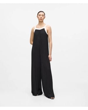 KARL LAGERFELD Pleated Jumpsuit - Black