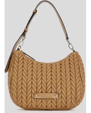 Karl Lagerfeld K/weave Hobo Bag - Brown
