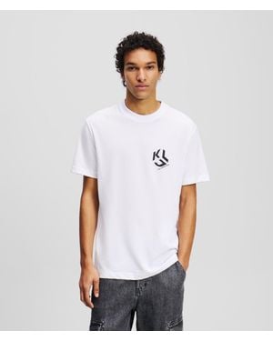 KL Jeans Monogram T-Shirt - White