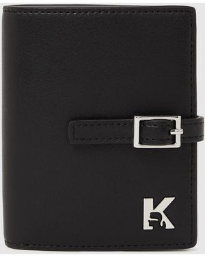 KL Jeans K-Logo Bifold Wallet - Black