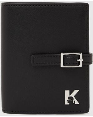 KL Jeans K-Logo Bifold Wallet - Black