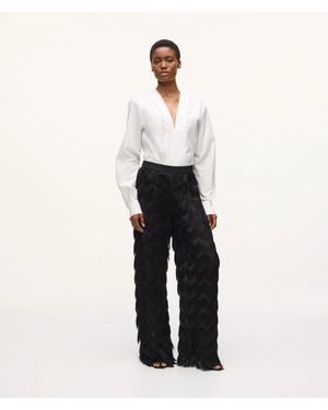 KARL LAGERFELD Kl Studio V-Neck Shirt - White
