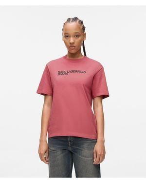 KL Jeans Logo T-Shirt - Red