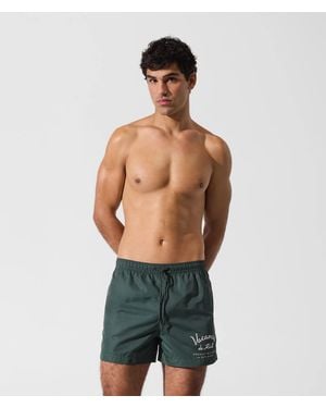 KARL LAGERFELD Vacances De Karl Short Boardshorts - Green
